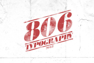 806 Typography: A Display Font for Bold Digital Designs