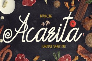 Acarita Font for Eye-Catching Branding and Campaigns