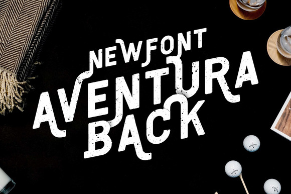 Aventura Font: A Vintage Sans Serif for Crafting and Commercial Projects