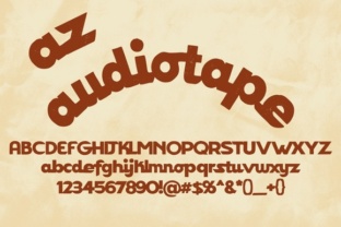 AZ Audiotape Font Review and Free Download Guide