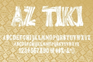 AZ Tiki Font for Polynesian-Inspired Branding