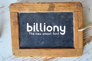 Billiony: A Vintage Hand Lettering Font for Campaign Design