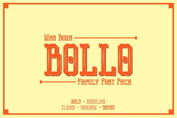Bollo Font: A Vintage Display Typeface for Bold Design
