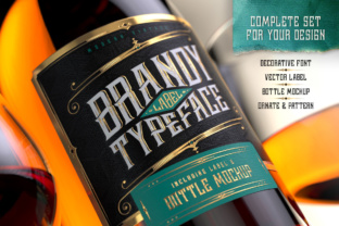 Brandy Label Font Set for Editorial Design