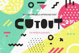 Cutout: The Bold Display Font for Scroll-Stopping Visuals