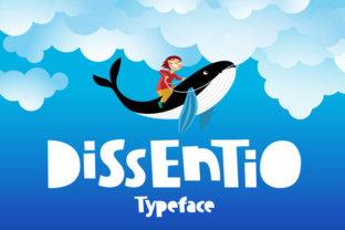Dissentio: A Playful Bold Display Font for Editorial Design