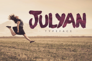 Julyan Font: A Watercolor-Inspired Display Typeface for Creative Branding