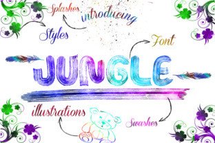 Jungle Font: Playful Typography for Bold Digital Branding