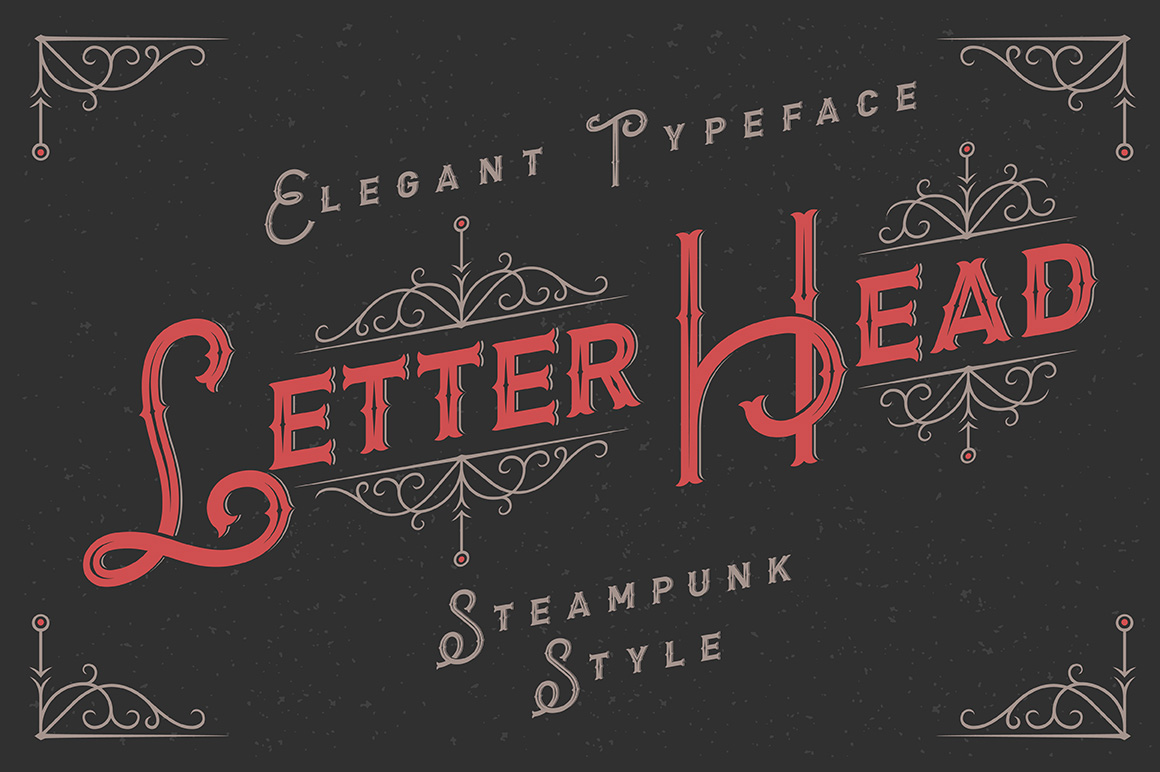 Letterhead Font for Bold Display Typography