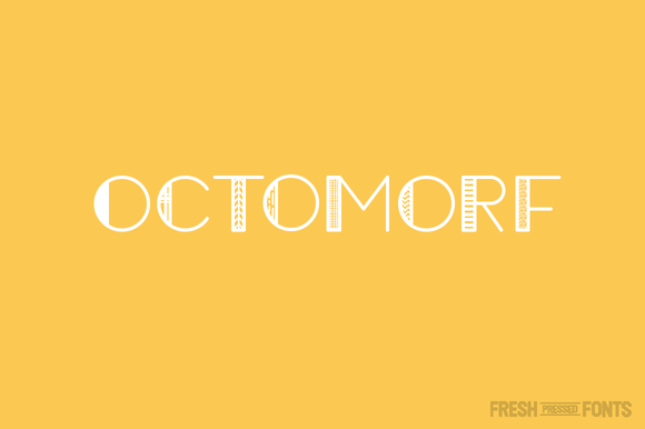 Octomorf: The Art Deco Display Font for Professional Branding