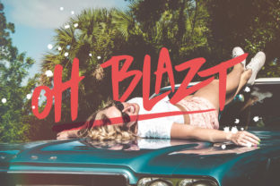 Oh Blazt: The Edgy Display Font for Summery Web Designs