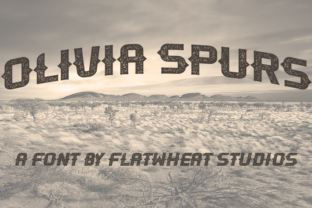 Olivia Spurs Font: A Display Typeface for Creative Campaigns