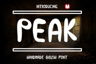Peak Font Review: A Handmade Brush Typeface for Creative Branding