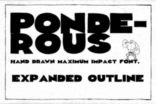 Ponderous Expanded: The Display Font for Bold Digital Branding