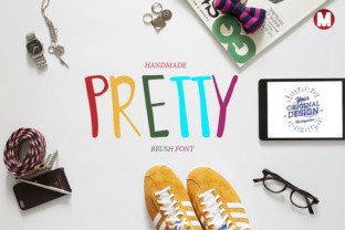 Pretty Font Review: A Handmade Brush Typeface for Creative Branding