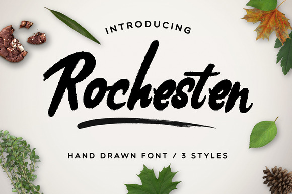 Rochesten: A Nature-Inspired Font for Creative Product Makers