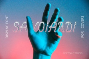 Savoiardi Display: A Refined All-Caps Typeface for Editorial Design
