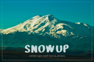 SnowUP: The Winter-Themed Display Font for Seasonal Marketing Campaigns