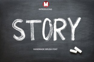 Story Font: A Handwritten Typeface for Editorial Design