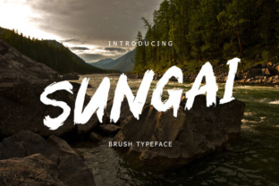 Sungai Brush Font for Bold Branding and Creative Web Design