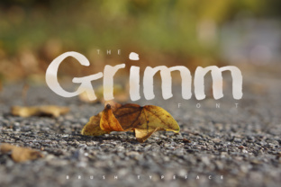 The Grimm Font: A Bold, Strong Brush Typeface for Creative Makers
