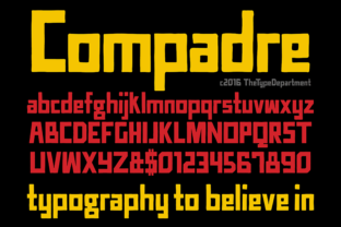 TTD Compadre: A Bold Display Font for Marketers and Designers