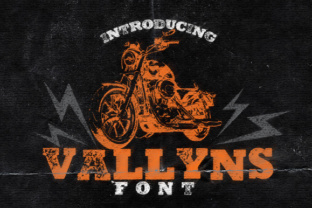 Vallyns: The Grunge Stamped Typeface for Bold Small Business Branding