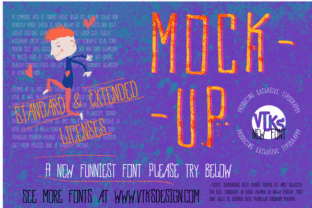 VTKS MockUp Font for a Playful and Polished Brand